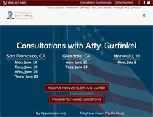 Tablet Screenshot of gurfinkel.com
